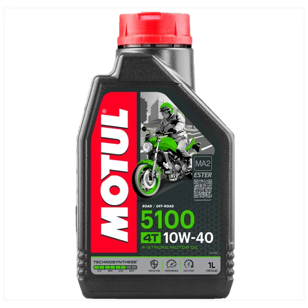 Aceite Semisintético para Moto Motul 5100 10W40 4T 1Lt